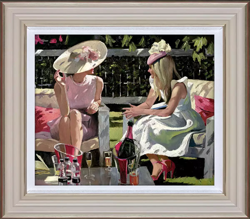 Ascot Elegance by Sherree Valentine Daines - Framed Limited Edition Canvas on Board